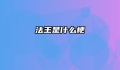 法王是什么梗