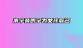 木字旁的字为女孩取名