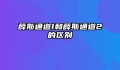 薛斯通道1和薛斯通道2的区别