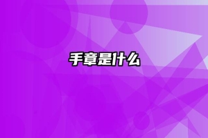 手章是什么