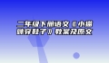 二年级下册语文《小猫咪穿鞋子》教案及原文