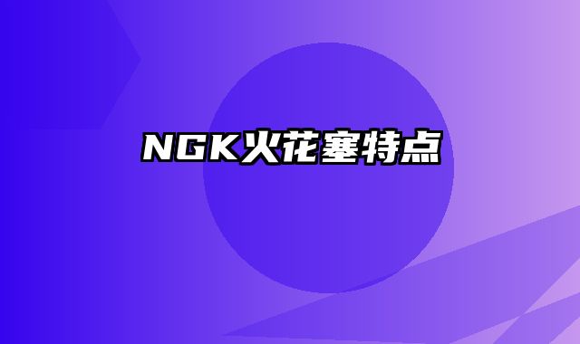 NGK火花塞特点