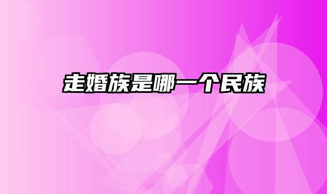 走婚族是哪一个民族