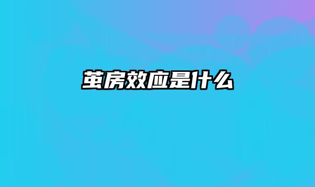 茧房效应是什么