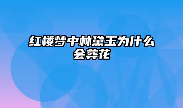 红楼梦中林黛玉为什么会葬花