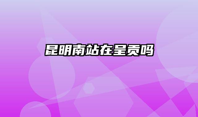 昆明南站在呈贡吗