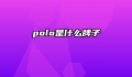 polo是什么牌子