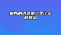 猫妖的诱惑第二季什么时候出