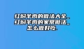 红焖羊肉的做法大全_红焖羊肉的家常做法_怎么做好吃.