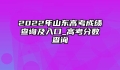 2022年山东高考成绩查询及入口_高考分数查询