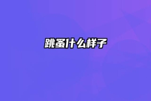 跳蚤什么样子