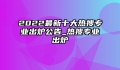 2022最新十大热搜专业出炉公告_热搜专业出炉