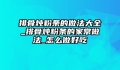 排骨炖粉条的做法大全_排骨炖粉条的家常做法_怎么做好吃