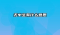 无中生有什么意思
